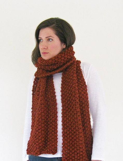 Chunky Wool Scarf, Woolen Scarf, Hand Knitted Scarf, Big Wool, Thick Scarf, Scarf Chunky, Woolen Scarves, Orange Scarf, Scarf Handmade