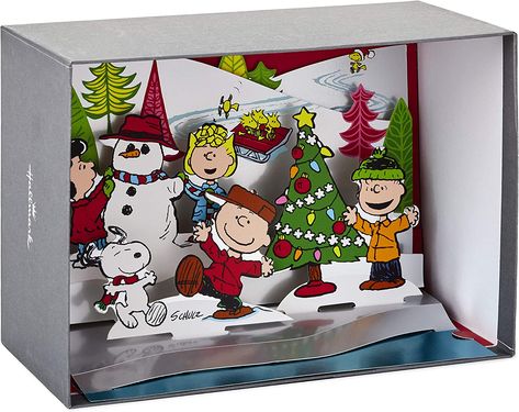 AmazonSmile : Hallmark Peanuts Paper Craft Boxed Christmas Cards, Pop Up Winter Scene (5 Cards with Envelopes) : Office Products Rustic Christmas Cards, Pop Up Christmas Cards, Boxed Holiday Cards, Fun Winter Activities, Boxed Christmas Cards, Greeting Card Box, Peanuts Christmas, Christmas Card Set, Cards With Envelopes