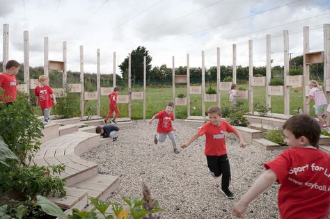 AP+E, Hedge School, Carlow, Ireland School Outdoor Classroom, Outside Classroom, Outdoor Learning Spaces, Outdoor Play Spaces, Nature School, School Playground, Flexible Seating, Outdoor Classroom, School Garden