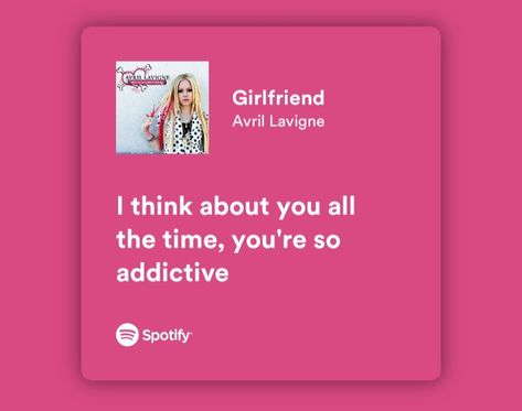 Avril Lavigne Song Lyrics, Avril Lavigne Lyrics, Avril Lavigne Songs, Girlfriend Avril, 2000s Songs, Born In The 2000s, 2000s Vibe, Finish The Lyrics, 2000s Music