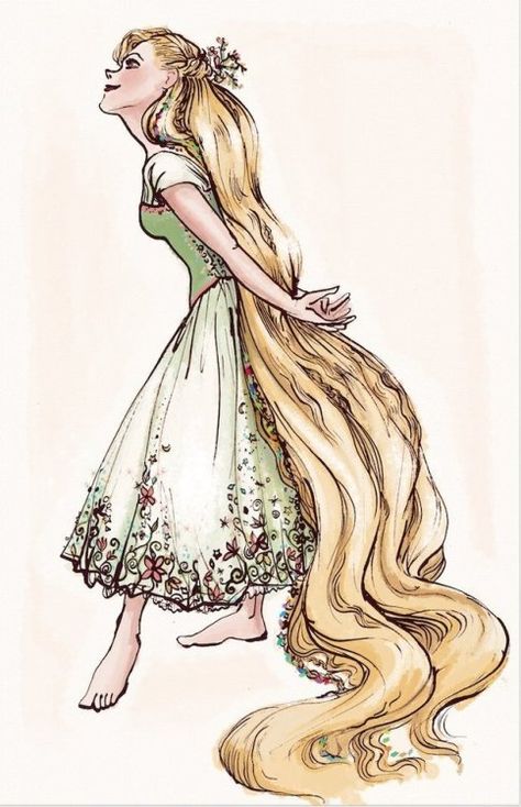 Original Repunzel Design, Claire Keane, Tangled Concept Art, 동화 삽화, Tangled Rapunzel, Disney Concept Art, Art Disney, Disney Tangled, Disney Princess Art