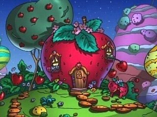 Y2k Strawberry Shortcake, Strawberry Shortcake Cartoon Aesthetic, Strawberry Shortcake Aesthetic, Strawberry Shortcake Wallpaper, Strawberry Shortcake House, Childhood Core, Strawberry Shortcake Pictures, Strawberry Shortcake Cartoon, Nostalgia 2000s