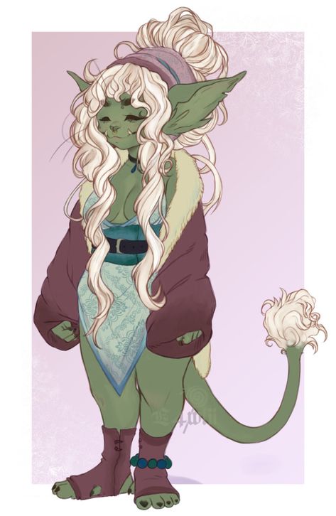 Goblin Oc, Goblin Girl, Goblin Art, Dungeons And Dragons Characters, Dnd Art, Character Creation, Dnd Characters, Character Portraits, Tumblr Posts