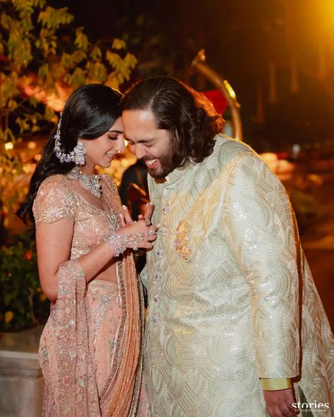 Our hearts are filled with joy as we marvel at the delightful pre-wedding celebration snapshots of Radhika and Anant. These radiant moments… | Instagram Anant Ambani And Radhika Merchant, Radhika Merchant, Anant Ambani, Asian Inspired Wedding, Surprise Engagement Party, Wedding Cruise, Pre Wedding Party, Cruise Wedding, Big Fat Indian Wedding