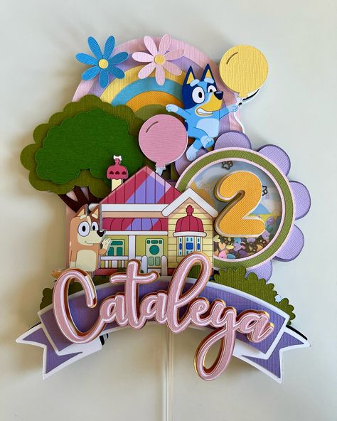 Bluey Cake Topper #bluey #blueycaketopper #blueyparty #caketopper #birthdaygirl Bluey Cake Topper, Cake Topper, Girl Birthday, Cake Toppers, Cake, Birthday, Quick Saves