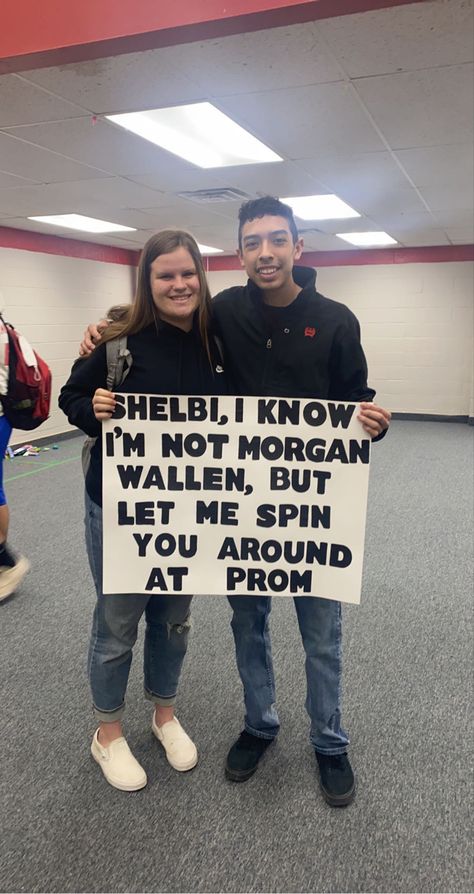 Morgan Wallen Promposal, Dance Posters, Dance Poster, Morgan Wallen, Light Box, Let It Be