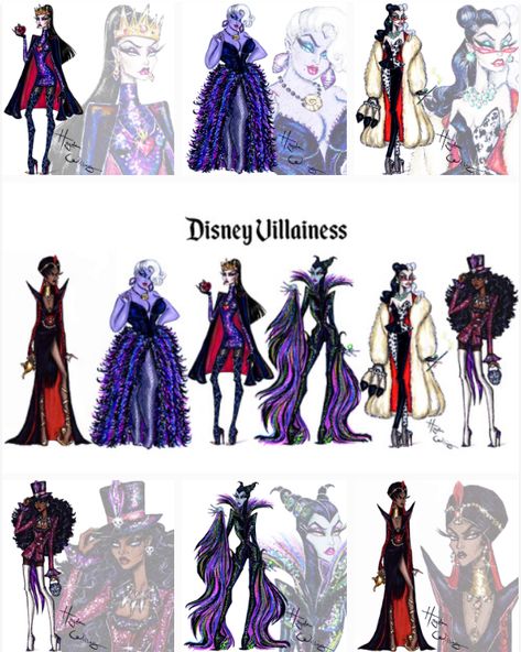 Disney Villain Fashion, Villain Illustration Character Design, Disney Villian Outfits, Dr Facilier Inspired Outfit, Dr Facilier Costume Female, Disney Villain Outfits, Maleficent Illustration, Villans Costumes, Disney Fashion Sketches