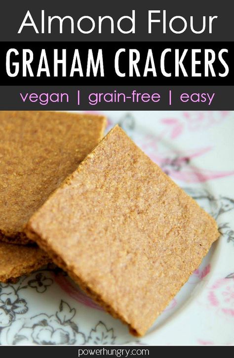 Healthier Baking, Almond Desserts, Gluten Free Graham Crackers, Gluten Free Bagels, Homemade Crackers, Keto Sweets, Free Friends, Almond Flour Recipes, Vegan Crackers