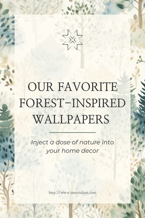 Make your home a cozy haven with the warmth of woodland wallpaper. Perfect for creating a snug winter ambiance. Dive into our post to find your favorite from our roundup of our favorite forest-inspired wallcoverings. Winter Ambiance, Gender Neutral Nursery Design, Woodland Wallpaper, Forest Mural, Forest Color, Fun Conversation Starters, Powder Room Design, Interior Wallpaper, Ancient Forest