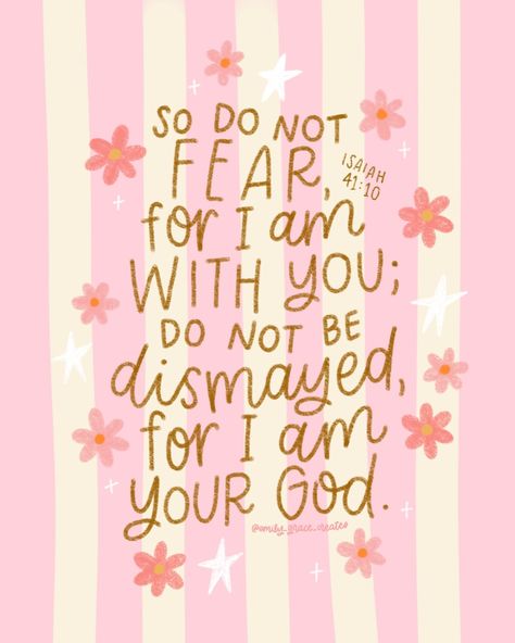 faith over fear | Bible lettering | Christian inspiration God Says I Am, Bible Lettering, Coquette Wallpaper, Wallpaper Bible, Phone Icons, God Says, Illustrated Faith, King Jesus, Do Not Be Afraid