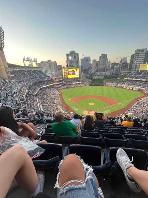 #sandiego #baseball #cute #friends Stadium Pics, 2024 Lifestyle, Padres Baseball, Mlb Stadiums, Pretty Mess, California Photos, Baseball Stadium, Insta Pictures, Country Side