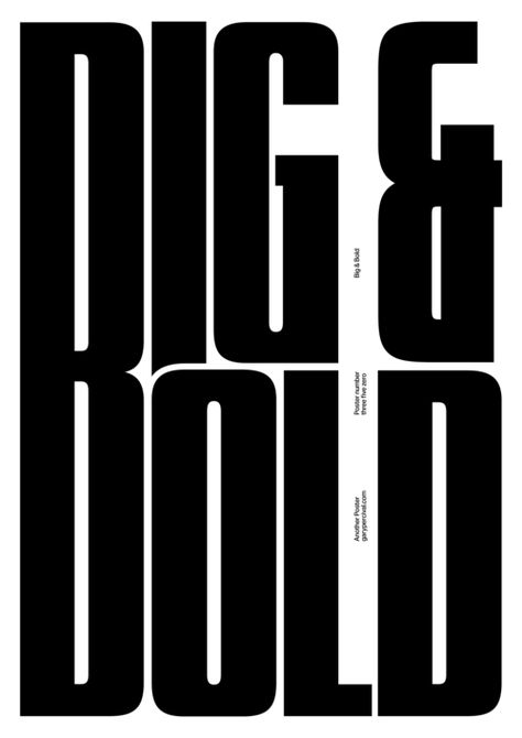 Gary Percival Big Font Design, Heavy Typography Design, Big Typography Design, Big Bold Typography, Contemporary Typography Design, Bold Font Design, Bold Type Design, Wide Typography, Bold Typography Logo