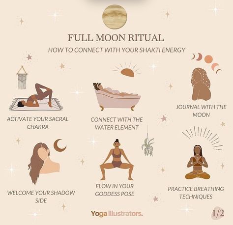 Full Moon Yoga, Full Moon Taurus, Shakti Energy, December Full Moon, May Moon, November Full Moon, Full Moon In Virgo, Full Moon In Sagittarius, Moon In Virgo