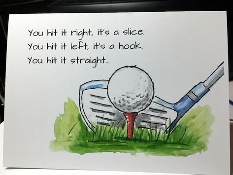 Another Humorous Golf Card Card for Golfer Birthday Card - Etsy Australia Golf Cards Handmade, Happy Birthday Golf, Golfers Birthday, Golf Birthday Cards, Birthday Verses, Golf Cards, Watercolor Birthday Cards, Golf Theme, 40th Birthday Cards