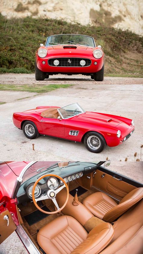 Classic Ferrari Vintage, Ferrari 250 Gt California, 250 Gt California, 1960 Ferrari, Ferrari 250 Gt Swb, 250 Gt Swb, Ferrari Spider, Ferrari Vintage, Classic European Cars