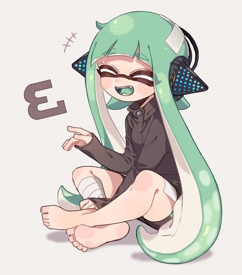 Agent 3 Splatoon, Inkling Girl, Agent 3, Splatoon 2 Art, Splatoon Comics, Anatomy Poses, Comic Art Girls, Blackest Knight