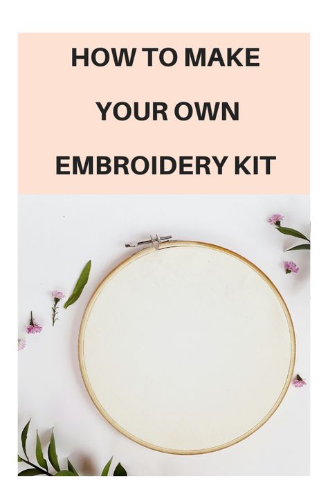 Here is everything you need to now how to make your embroidery kit. What kind of embroidery needles, how much yarn do you need. Do you buy an embroidery starters kit or make your own? Start your embroidery hoop art now!  DIY #embroidery #borduren #embroiderykit Diy Embroidery Kit Gift Ideas, Embroidery Starter Kit, Embriodary Design Ideas Easy, Embriodary Design Ideas, Embroidery With Yarn, Diy Embroidery Gifts, Embroidery Hoop Diy, Watercolor Embroidery, People Embroidery