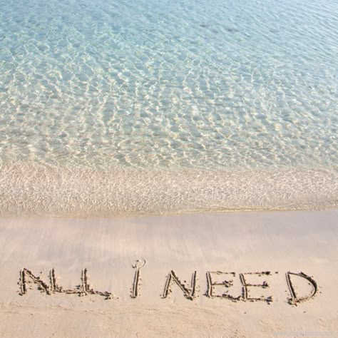 All I need is the beach I Love The Beach, Beach Quotes, Summer Quotes, Ocean Water, Beach Living, Beach Baby, Beach Time, Beach Lovers, Beach Scenes