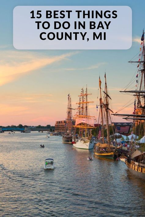 Discover the best things to do and top-rated attractions in Bay County, MI, including Bay City State Park, Bay City Boat Lines, Bay County Civic Arena, and more! Bay City Michigan, Bay County, Entertainment District, Tri Cities, Bay City, Memorial Park, Adventure Park, City State, Boat Tours