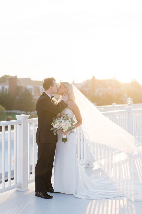 Classic wedding portraits from Elegant Jersey Shore Wedding at Spring Lake Bath and Tennis Club | NJ Wedding Photographer Amber Dawn Photography Jersey Shore Wedding, Summer Garden Wedding, Romantic Photography, Romantic Wedding Photography, Spring Lake, Wedding Venue Inspiration, Philadelphia Wedding, Jersey Shore, Nj Weddings