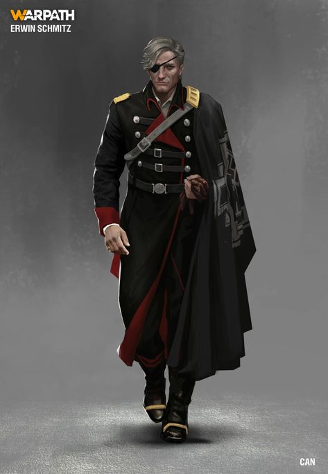 Futuristic Pirate, Army General Character Design, Sci Fi Military Uniform, Traveller Rpg, Cyberpunk Character, Mythology Art, Military Uniform, Cthulhu, Dieselpunk