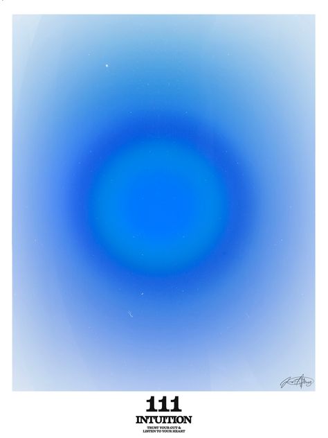 111 Aura, Intuition Art, Angel Number Art, Angel Number Aura, 111 Intuition, Number Angel, Aura Posters, Gradient Art, Angel Number 111