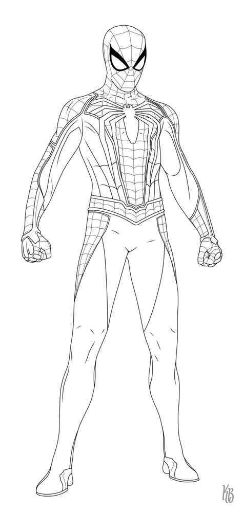 Spider-Man PS4 (Step By Step) by KindratBlack Spider Man Ps4 Drawing, Spiderman Ps4 Drawing, Spiderman Homecoming Drawing, Spiderman Coloring Pages Free Printable, Ps4 Drawing, Spider Man Coloring Pages, Spiderman Drawings, Spiderman Multiverse, Spiderman Ps4 Wallpaper