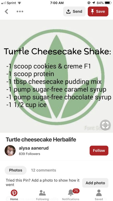 Herbal Life Shake Recipes Cookies And Cream, Herbalife Recipes Shakes, Shake Recipes Herbalife, Herbalife Cookies And Cream, Herbalife Tips, Herbal Life Shakes, Shake Ideas, Herbalife Protein, Herbalife Shakes