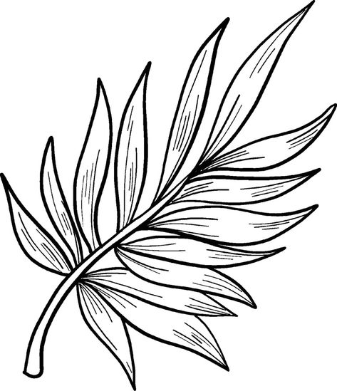 Sunday Coloring Pages, Fall Leaf Template, Paw Patrol Christmas, Best Coloring Pages, Leaf Coloring Page, Palm Branch, Applique Ideas, Bible Coloring Pages, Palm Sunday