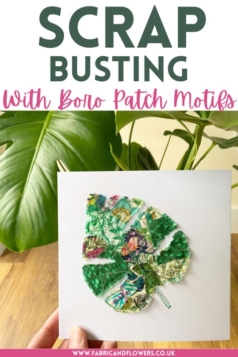 Find out how to make Boro Patch Motifs using teeny tiny scraps of fabric. Use them to make greeting cards or applique to other projects such as coasters, pouches or cushions. Mini Course includes step-by-step instructions, hints and tips as well as a library of motifs. Christmas Fabric Cards, Embroidery Using Fabric Scraps, Fabric Postcards Ideas Free Pattern, Fabric Scrap Greeting Cards, Material Coasters Fabric Scraps, Patchwork Coasters Scrap Fabric, Boro Patchwork, Modern Sewing Projects, Fabric Christmas Cards