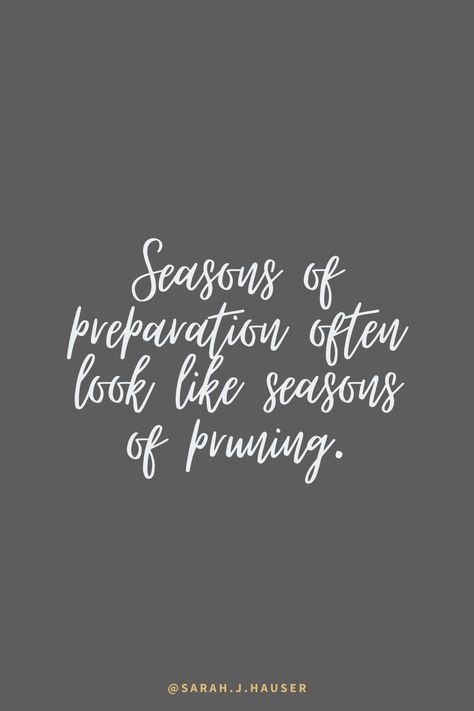 Quotes About Pruning, New Season Of Life Quotes Faith, Season Of Preparation Quotes, Being Prepared Quotes, Pruning Season Quotes, Pruning Season God, Pruning Quotes, Hard Seasons Of Life Quotes, Preparation Quotes