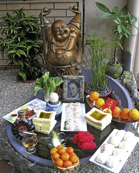 Alay - Chinese ritual for the dead Chinese Ancestor Altar, Tea House, Ritual, Feng Shui