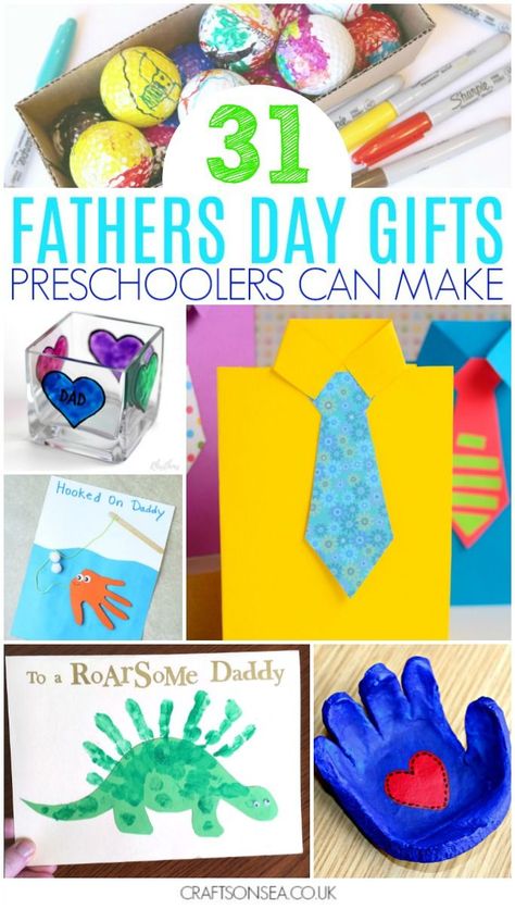 Need some inspiration for Fathers Day crafts preschoolers can make? We've got over 30 DIY gifts and cards that kids love to make and dads will want to keep forever! #fathersday #fathersdaycrafts #preschool #kidscraft #preschoolers Fathers Day Crafts Preschool, Craft Ideas For Preschoolers, Ideas For Preschoolers, Fathersday Crafts, Fathers Day Gifts Ideas, Fathers Day Art, Father's Day Activities, Diy Easter Gifts, Preschool Gifts