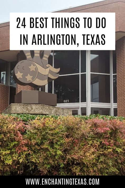 Plan a trip to Arlington, Texas with Enchanting Texas Travel Guide. Find Best things to do in Arlington Texas | what to do in Arlington Texas | what to see and do in Arlington | things to see in Arlington | free things to do in Arlington | cheap things to do in Arlington | Arlington itinerary | how to spend a day in Arlington | weekend getaway in Arlington | Arlington itinerary | Arlington attractions and activities Couples Things To Do, Texas Travel Guide, Cheap Things To Do, Arlington Texas, Plan A Trip, Six Flags, Cheap Things, Texas Travel, Free Things To Do