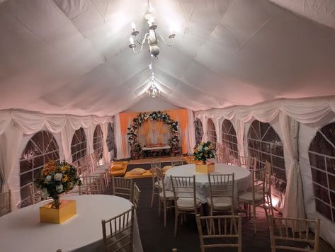 Marquee and furniture supplied by @watfordmarquees Décor by @hire2style Looking for the perfect team to set up for your event? Look no further, a marquee and decor specialist onboard to make your event a memorable one! Get in touch now for more detail. #MarqueeHire #marquee #decor #weddings #haldiceremony #mehndi #mehndinight💃 #Watford #northlondon Marquee Decor, Event Look, Mehndi Night, Marquee Hire, Mehndi Decor, Haldi Ceremony, North London, How To Memorize Things, Make Your