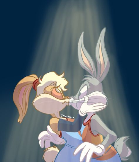 Priscilla (๑•̀ㅂ•́)و✧ on Instagram: “New legacy didn't give us a kiss, so I had to draw it myself 🤣 ⠀⠀⠀⠀⠀⠀⠀⠀⠀⠀⠀⠀⠀⠀⠀⠀⠀⠀⠀⠀⠀⠀⠀⠀⠀⠀⠀⠀⠀ But in all seriousness, here's a piece I made…” Lola Bunny And Bugs Bunny Wallpaper, Bugs Bunny X Lola, Bugs Bunny And Lola Wallpaper, Bugs Bunny Fanart, Cartoon Character Couples, Lola Bunny And Bugs Bunny, Couple Cartoon Drawings, Lola And Bugs Bunny, Bugs Bunny Pictures