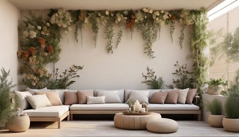 15 Inspiring Patio Wall Ideas to Elevate Your Outdoor Decor Large Outdoor Wall Art Patio, Patio Wall Decor Outdoor Mirror, Backyard Wall Decor, Pool Patio Wall Decor Outdoor, Outdoor Patio Art Wall Decor, Outdoor Blank Wall Ideas, Outdoor Gallery Wall Patio, Patio Accent Wall, Patio Mirrors Outdoor Living