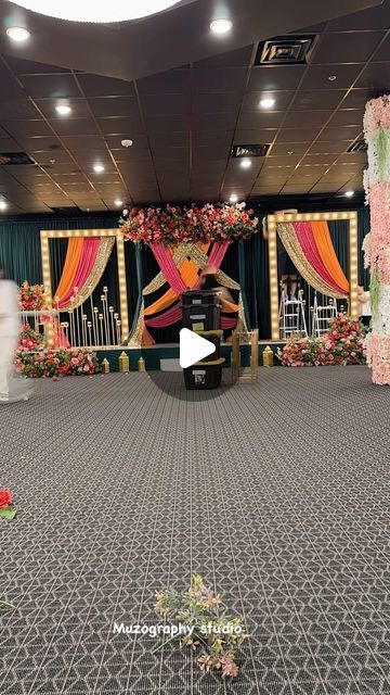 Muzzaffar Hussain on Instagram: "Embracing the magic of mehendi with emerald green drapes and a burst of vibrant blooms, this is a celebration of colors, traditions, and love! We make your event even more unique with our touch of decor. #mehndi #wedding #indianwedding #bride #weddingphotography #haldijewellery #haldioutfit #bridal #weddingsession #indianbride #pakistanibride #americanbride #haldidecor #weddingdecor #sangeetdecor #sangeet #mehendi #mehendidecor" Mehendi Event Decoration, Sangeet Decoration, Mehndi Wedding, Sangeet Decor, Green Drapes, Haldi Outfit, Mehndi Decor, Traditional Wedding Decor, Wedding Session