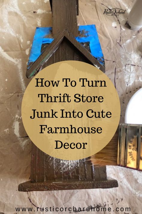 Thrift Store Upcycle Decor, Diy Farmhouse Ideas, Diy Farmhouse Decoration, Thrift Store Upcycle, Farmhouse Decor On A Budget, Thrift Store Diy, Thrift Store Crafts, Upcycle Decor, Budget Friendly Decor