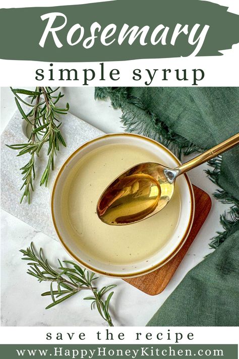 Rosemary simple syrup is an easy way to add a burst of freshness to drinks and a variety recipes. This rosemary syrup recipe brings an herbaceous flavor to cocktails, teas, and even desserts. If you’re looking to learn how to make simple syrup, this homemade recipe is quick and delicious! Brown Sugar Simple Syrup, Festive Cocktail Recipes, Christmas Cocktails Easy, Holiday Punch Recipe, Simple Syrup Recipe, Cinnamon Simple Syrup, Rosemary Syrup, Rosemary Simple Syrup, Homemade Spice Mix