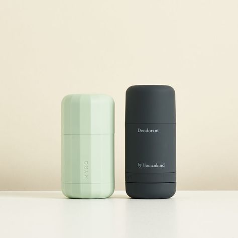 Myro vs. by Humankind—Which Refillable Natural Deodorant is Better? | MSA Deodorant Aesthetic, Mitchum Deodorant, Travel Size Deodorant, Sustainable Deodorant, Deodorant Travel Size, Deonat Natural Mineral Deodorant, Pinterest Pin, Natural Deodorant, Deodorant