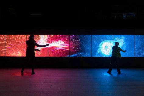 Interactive Installations, Interactive Art Installation, Music Museum, Interactive Walls, Led Video Wall, Interactive Installation, Interactive Art, Science Museum, Shopping Centre