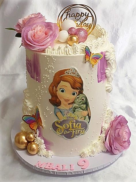 Princess Sofia Cake Design, Sofia The First Cake Design, Sofia Cake Design, Sophia The First Cake, Princess Sophia Cake, Sofia Birthday Cake, Sofia The First Birthday Cake, Princess Sofia Cake, Sophia Cake