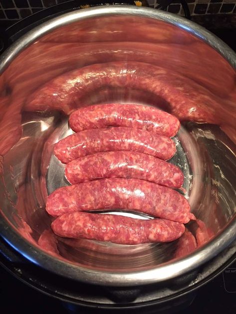 Instant Pot Italian Sausages Recipe (With Fresh or Frozen Sausage) – Melanie Cooks Pressure Cooker Italian Sausage, Sausage Instant Pot Recipes, Sausage In Instant Pot, Instapot Sausage, Italian Sausage In Oven, Sausage Instant Pot, Instant Pot Italian Sausage, Italian Sausage Links, Sausage Crockpot Recipes