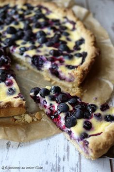 Experimente aus meiner Küche: Blaubeer-Tarte mit Crème fraîche-Guss Coconut Milk Smoothie, Blueberry Tart, Russian Food, Kitchen Party, Healthy Recipes Easy Snacks, Baking Muffins, Easy Smoothie Recipes, Pumpkin Spice Cupcakes, Healthy Snacks Easy