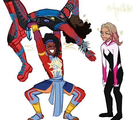 The Inbestagaters, Pav X Hobie, Hobie Brown Across The Spiderverse, Meme Base, Pavitr Prabhakar, Spiderman Funny, Hobie Brown, Spaider Man, Spiderman 3