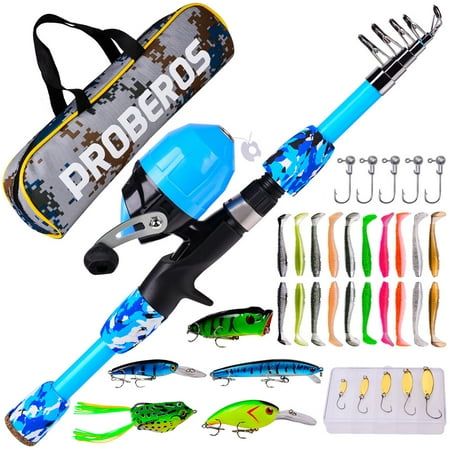 This fishing gear kit contains fishing rod, fishing reel, fishing lines, bobber, and other fishing equipments. It is all packaged in a portable bag for easy carrying. Features: Fine quality fishing reel, wear-resistant fishing rod body, comfortable handle. fishing rod is retractable for easy carrying and storage. With a storage bag, can be hand carried and with large capacity, more convenient fishing. This is a complete set of fishing equipment, with fine materials, wear-resistant design, conven Outdoorsy Kids, Interesting Activities, Telescopic Fishing Rod, Fishing Kit, Fishing Rods And Reels, Kindergarten Fun, Kids Fishing, Spinning Rods, Fishing Adventure