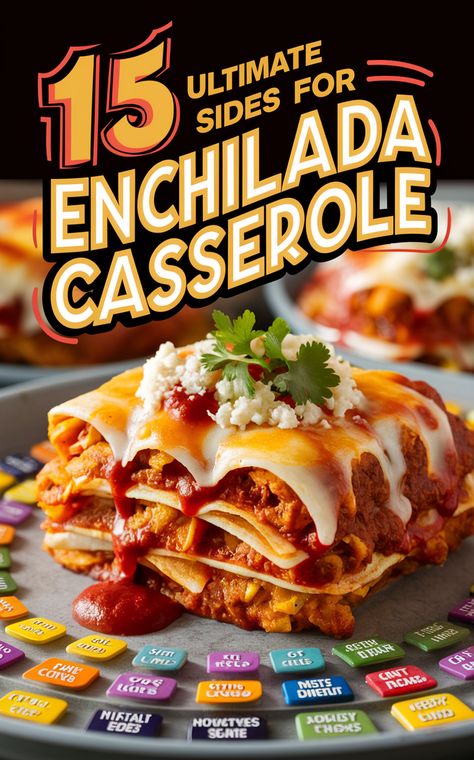 🌮🧀🥑 Discover the perfect side dishes to serve with your enchilada casserole! #MexicanFood #YummyEats Side Dish For Enchiladas, Mexican Rice Dishes, Easy Enchilada Casserole, Roasted Poblano Peppers, Cilantro Lime Sauce, Slow Cooked Meat, Lime Sauce, Enchilada Casserole, Tropical Twist