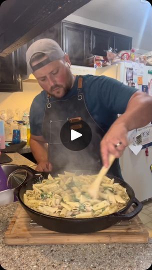 116K views · 14K reactions | Easy Dinner: Creamy Chicken Spinach Pasta!

Ingredients:

Chicken Thighs - 5
Olive oil
@kingsford Garlic and Herb Seasoning
@centofinefoods Italian Seasoning
Penne Pasta - 1lb
Butter - 1/2 stick
Chicken Stock - 1/2 +\-
Light Cream - 2c
Spinach - 10oz
Parmesan - what feels right 
Lemon juice 

Directions:

1. Bring a large pot of salted water to a boil. Trim chicken thighs and then heavily season both sides with olive oil, garlic herb seasoning and Italian seasoning. 
2. Heat a cast iron skillet over medium-high heat and then add chicken for 5-8mins each side. Remove chicken when almost fully cooked and chop into bite size pieces. Cook penne pasta until just before al dente. It will finish cooking in the skillet. 
3. Deglaze skillet with chicken stock along with Creamy Chicken Spinach, Dice Onion, Creamy Chicken Spinach Pasta, Cubed Chicken, Tortellini Alfredo, Chicken Spinach Pasta, Season Chicken, Chicken Caesar Pasta Salad, Chicken Broccoli Alfredo