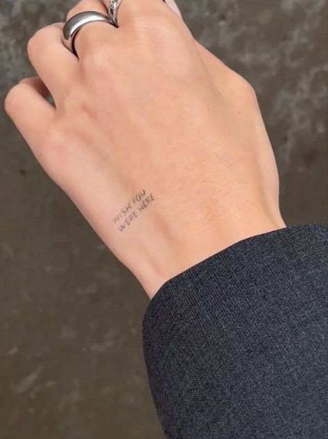 As You Wish Tattoo, How I Wish You Were Here Tattoo, Dainty 11:11 Tattoo, Hailey Bieber Wrist Tattoo, 11:11 Fine Line Tattoo, Wish You Were Here Tattoo, Hailey Beiber Tattoo Hands, 11 11 Make A Wish, Wish You Were Here